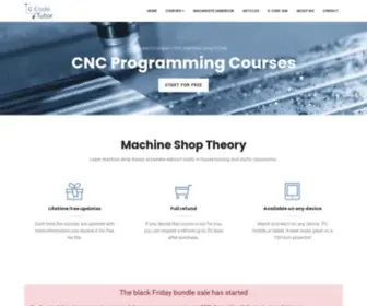 Gcodetutor.com(CNC Programming Courses) Screenshot