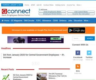 Gconnect.in(Central Government Employees & Pensioners News) Screenshot