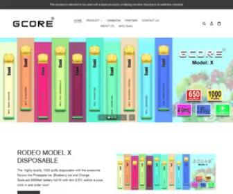 Gcorevape.com(GCORE VAPE) Screenshot