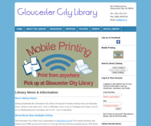GCPL.us(Gloucester City Library) Screenshot