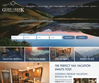 GCpvail.com(Vail Vacation Rentals) Screenshot