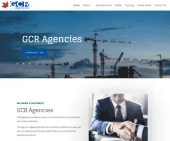 Gcragencies.com(Manufacturer Rep Western Canada) Screenshot