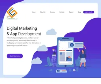 Gcreationz.com(Digital Marketing and Creative Company) Screenshot