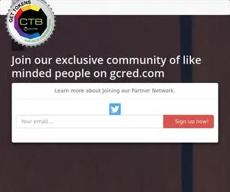 Gcred.com(Join our exclusive community of like minded people on) Screenshot
