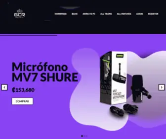GCrgaming.com(GCR HOME) Screenshot