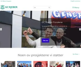 Gcrieber-Fondene.no(GC Rieber Fondene) Screenshot