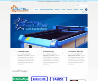 Gcril.com.br(Arte) Screenshot