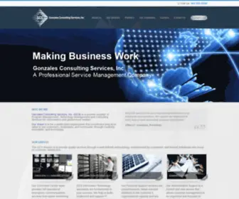 GCS-Usa.com(Gonzales Consulting Services) Screenshot