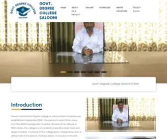 Gcsalooni.in(DEGREE COLLEGE SALOONI) Screenshot