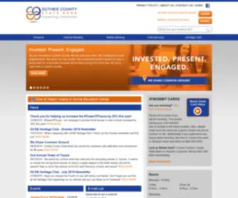 GCsbank.com(Guthrie County State Bank) Screenshot