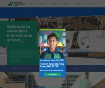 GCSchool.ae(Greenfield Community School in Dubai) Screenshot
