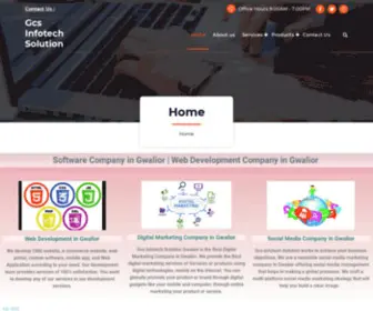 Gcsinfotech.com(Complete Web Solution) Screenshot