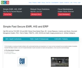 GCS.jo(Simple Fast Secure EMR) Screenshot