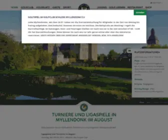 GCSM.de(Golfclub Schloss Myllendonk e.V) Screenshot