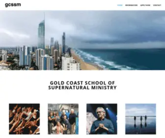 GCSSM.com.au(Gold Coast School of Supernatural Ministry) Screenshot