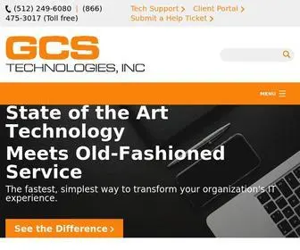 GCstechnologies.com(GCS Technologies has delivered IT managed services in Austin) Screenshot