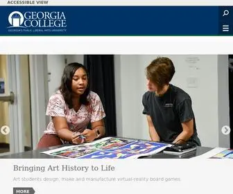 Gcsu.edu(Georgia College & State University) Screenshot
