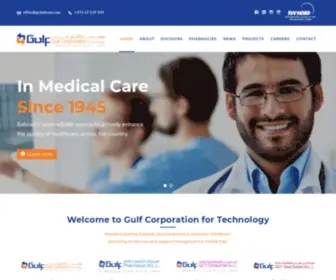 GCtbahrain.com(Gulf Corporation for Technology Home) Screenshot