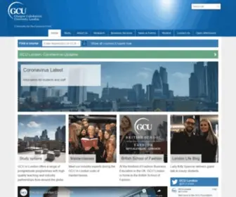 Gculondon.ac.uk(GCU London) Screenshot