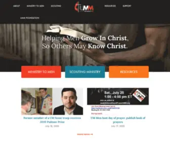 Gcumm.org(The General Commission on United Methodist Men's mission) Screenshot