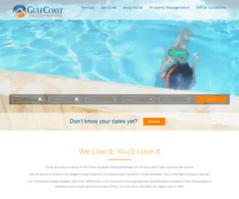 Gcvacationrentals.com(Gulf Coast Rentals) Screenshot