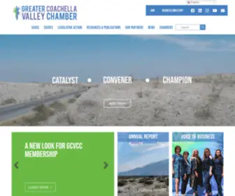 GCVCC.org(Greater Coachella Valley Chamber of Commerce) Screenshot