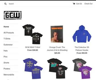 GCwmerch.com(GCW Merch) Screenshot