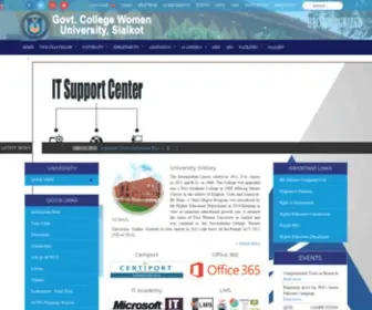 Gcwus.edu.pk(Official Website of GCWUS) Screenshot