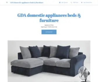 Gdadomestics.com(GDA domestic appliances beds & furniture) Screenshot