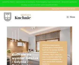 Gdanskiekuchnie.pl(Kuchnie na wymiar Gdańsk) Screenshot