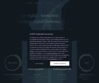 Gdatasoftware.be(Elke 6 seconden registreren onze experts een nieuwe dreiging) Screenshot