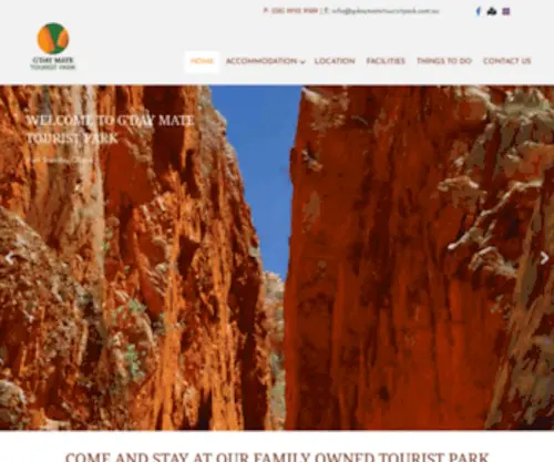 Gdaymatetouristpark.com.au(Alice Springs Caravan Park) Screenshot