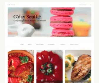 Gdaysouffle.com(Tasty Recipes from Around the World) Screenshot
