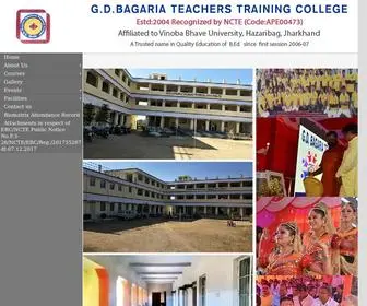 Gdbagariateachertrainingcollege.org(Bagaria teachers training college) Screenshot