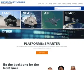 GDC4S.com(General Dynamics Mission Systems) Screenshot