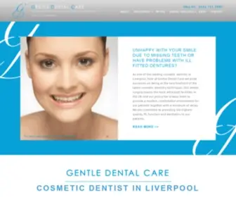 GDcliverpool.co.uk(Gentle Dental Care) Screenshot