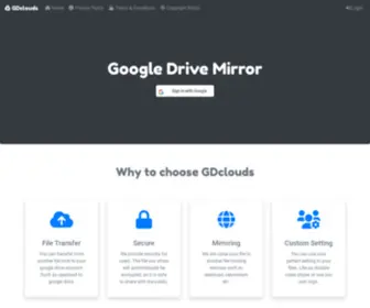 GDclouds.com(Easy way to share your Drive Files Without limit Anymore) Screenshot