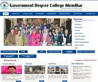 GDcmendhar.in(Government Degree College Mendhar) Screenshot