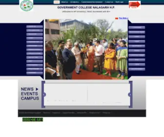 GDcnalagarh.com(GOVERNMENT COLLEGE NALAGARH) Screenshot