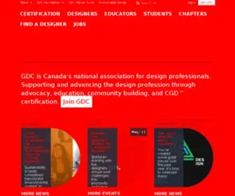 GDC.net(GDC (Graphic Designers of Canada)) Screenshot