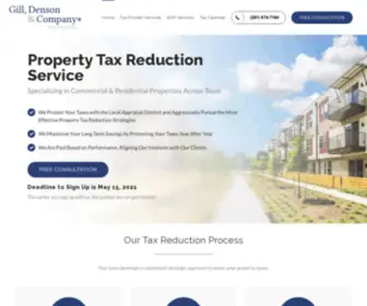 Gdcotax.com(Gill, Denson & Company) Screenshot