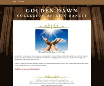 GDCSS.org(Golden Dawn Collegium Spiritu Sancti) Screenshot