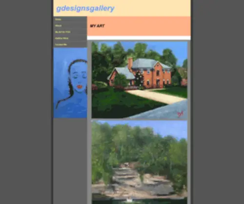 Gdesignsgallery.com(Paintings) Screenshot