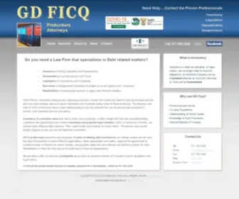 Gdficq.co.za(GD Ficq Attorneys) Screenshot