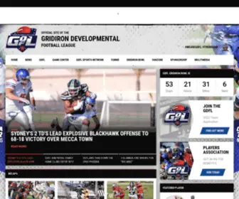 GDFL.org(Gridiron Developmental Football League) Screenshot