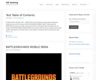 Gdgaming.in(GD Gaming) Screenshot
