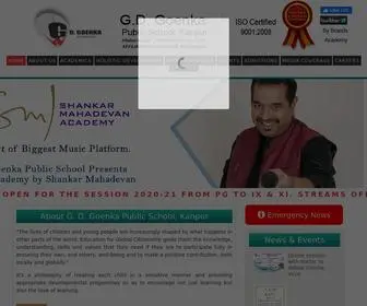 Gdgoenkakanpur.com(G D Goenka Public School Kanpur) Screenshot