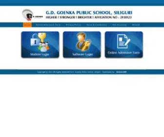 Gdgoenkaschool.com(Goenka Public School) Screenshot