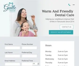 GDgvancouver.ca(Family Dentistry Clinic in Vancouver) Screenshot