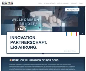 GDHS.de(Herzlich Willkommen bei der GDHS) Screenshot